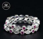 MILL GRAINED NARROW ETERNITY BAND