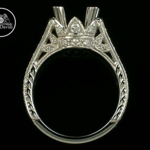 Natural Diamond Engraved ID:11909